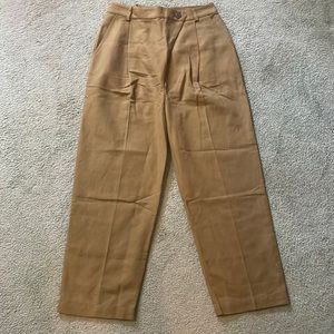 Mara Hoffman organic cotton-linen blend trousers, brand new